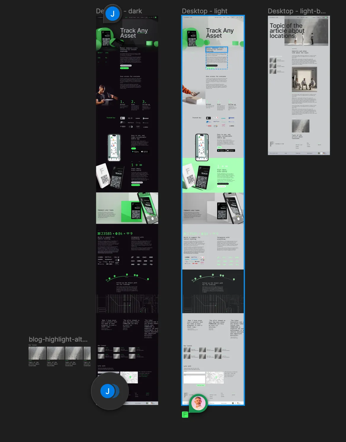 FORMATION website refresh
